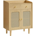 Sideboard mit T¨¹ren in Rattan-Optik, Schubladen und verstellba