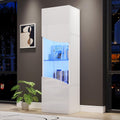 Glasvitrine mit LED-Beleuchtung, Glast¨¹ren und Glasb